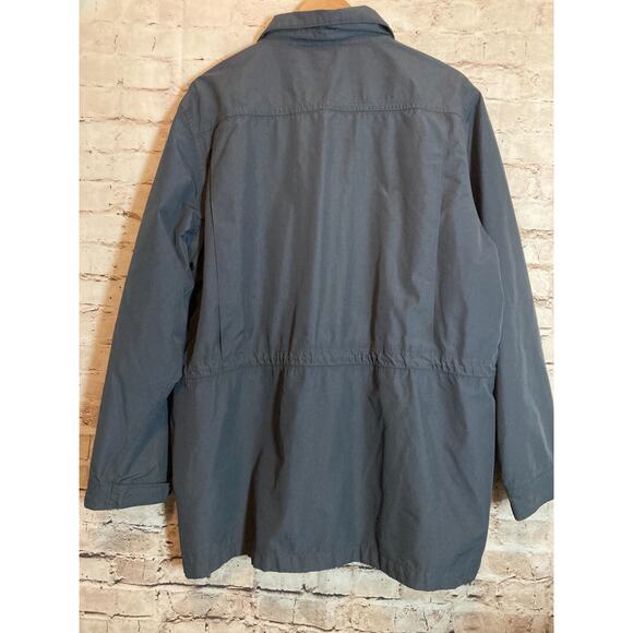 Eddie Bauer Jacket Men's Medium Slate Gray Full Zip Front Mesh Lined Pockets - Picture 9 of 12